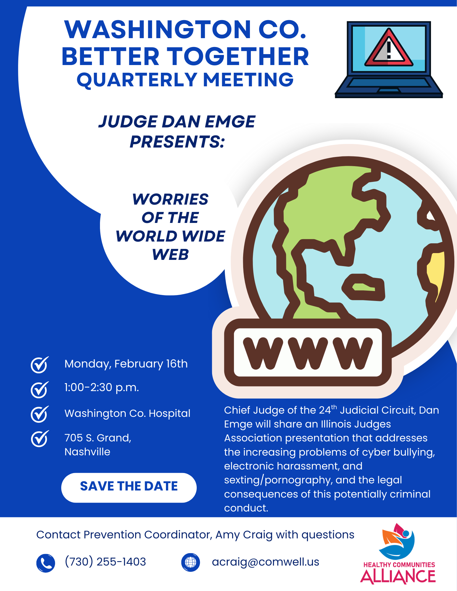 Washington County Better Together Quarterly Meeting Feb 2026