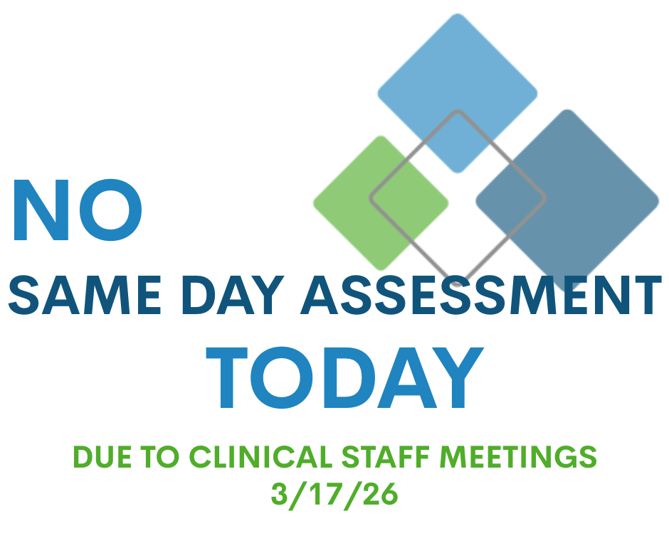 SAME DAY ASSESSMENT CANCELLED 3/17/26