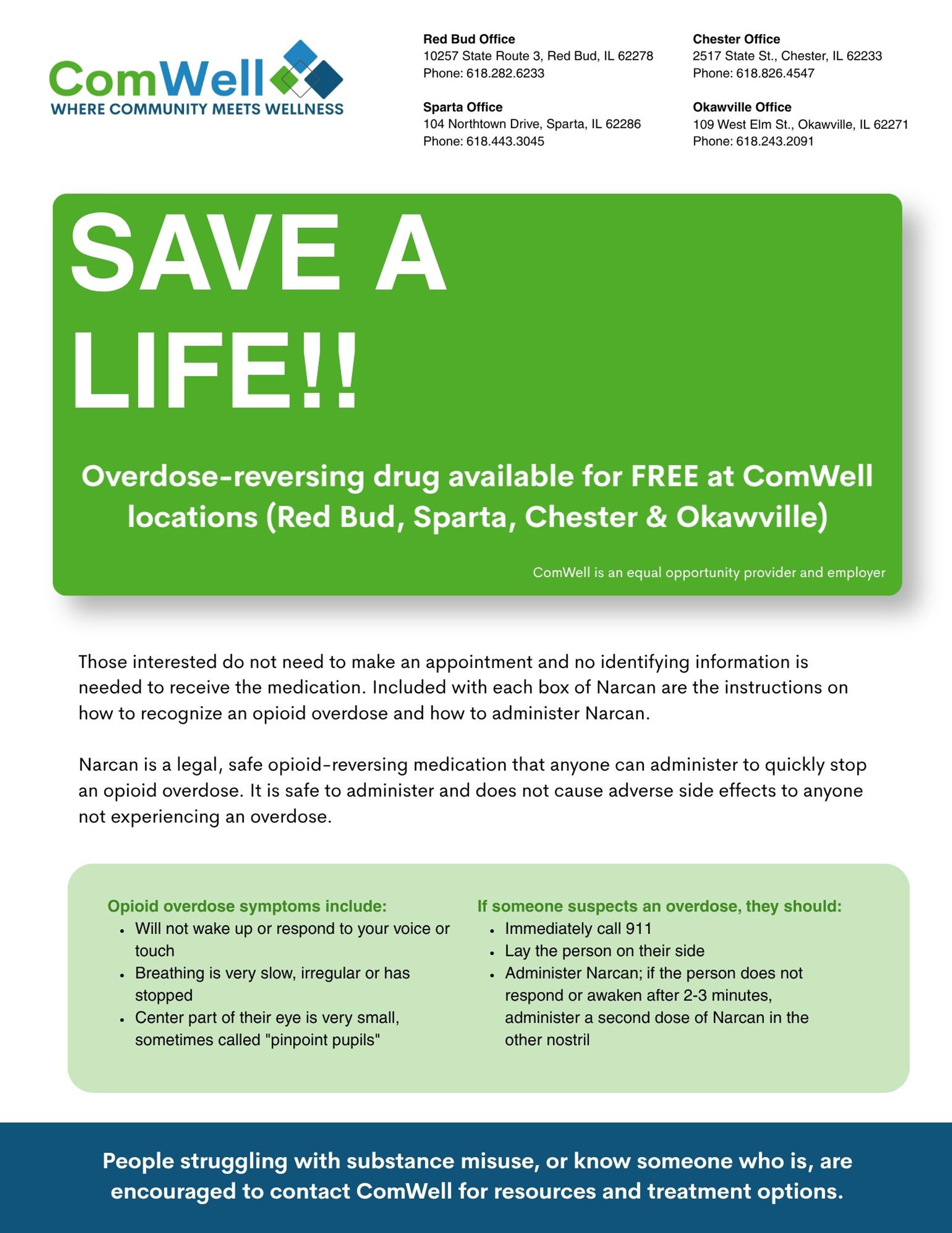 Save a Life Flyer